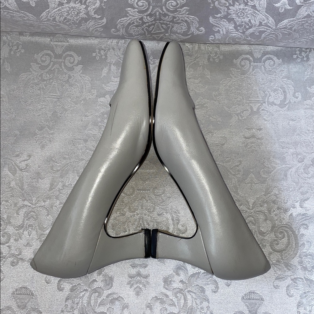 Vintage Liz Claiborne Elegant Gray Heels.  Size 8.5M - Picture 5 of 7